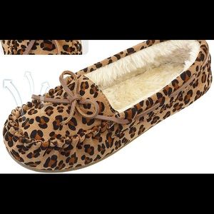 Leopard Slip In Shoes